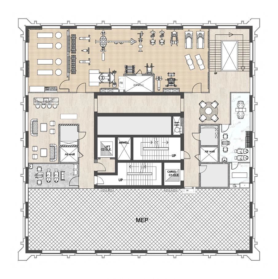 Private fitness club