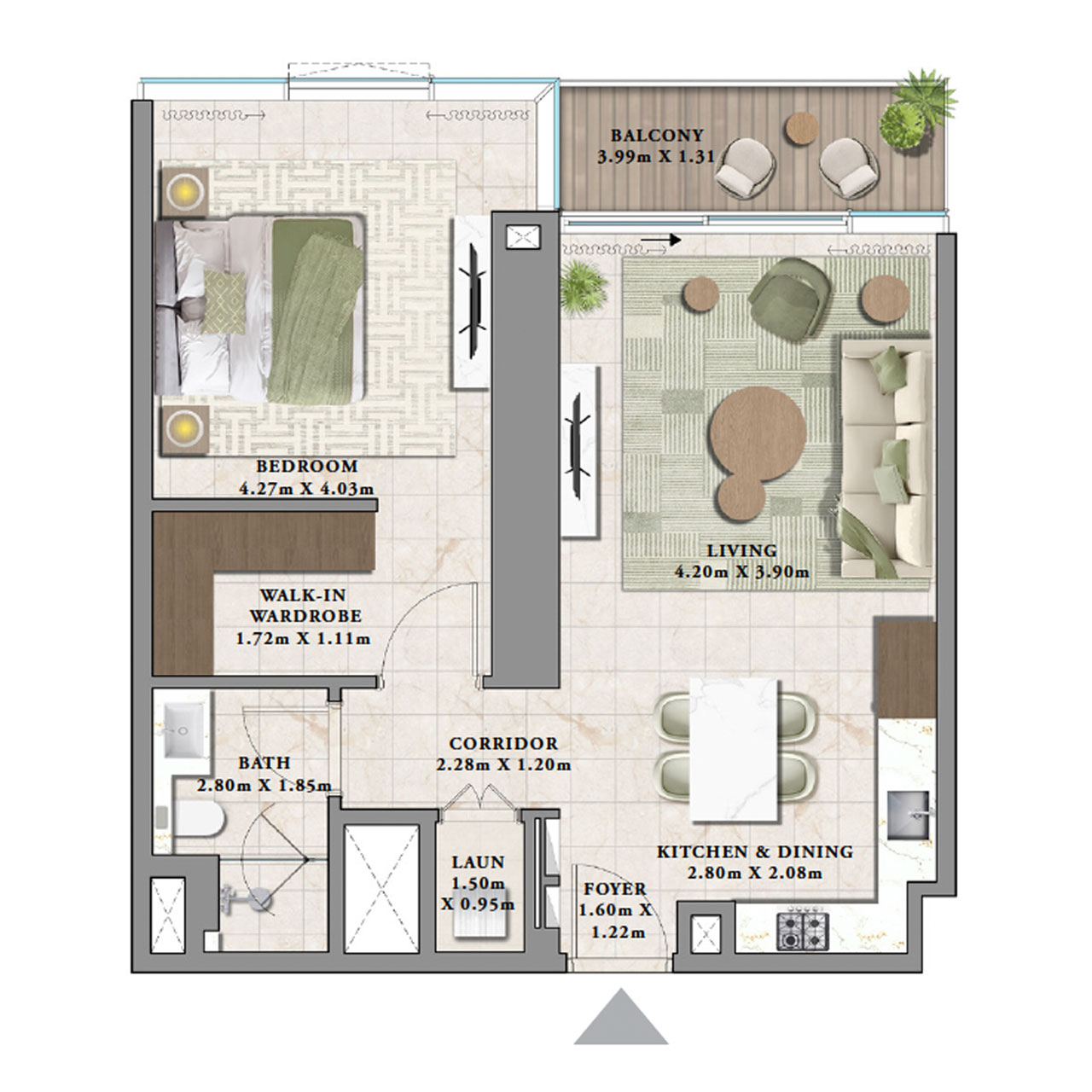 1-BR Apartments
