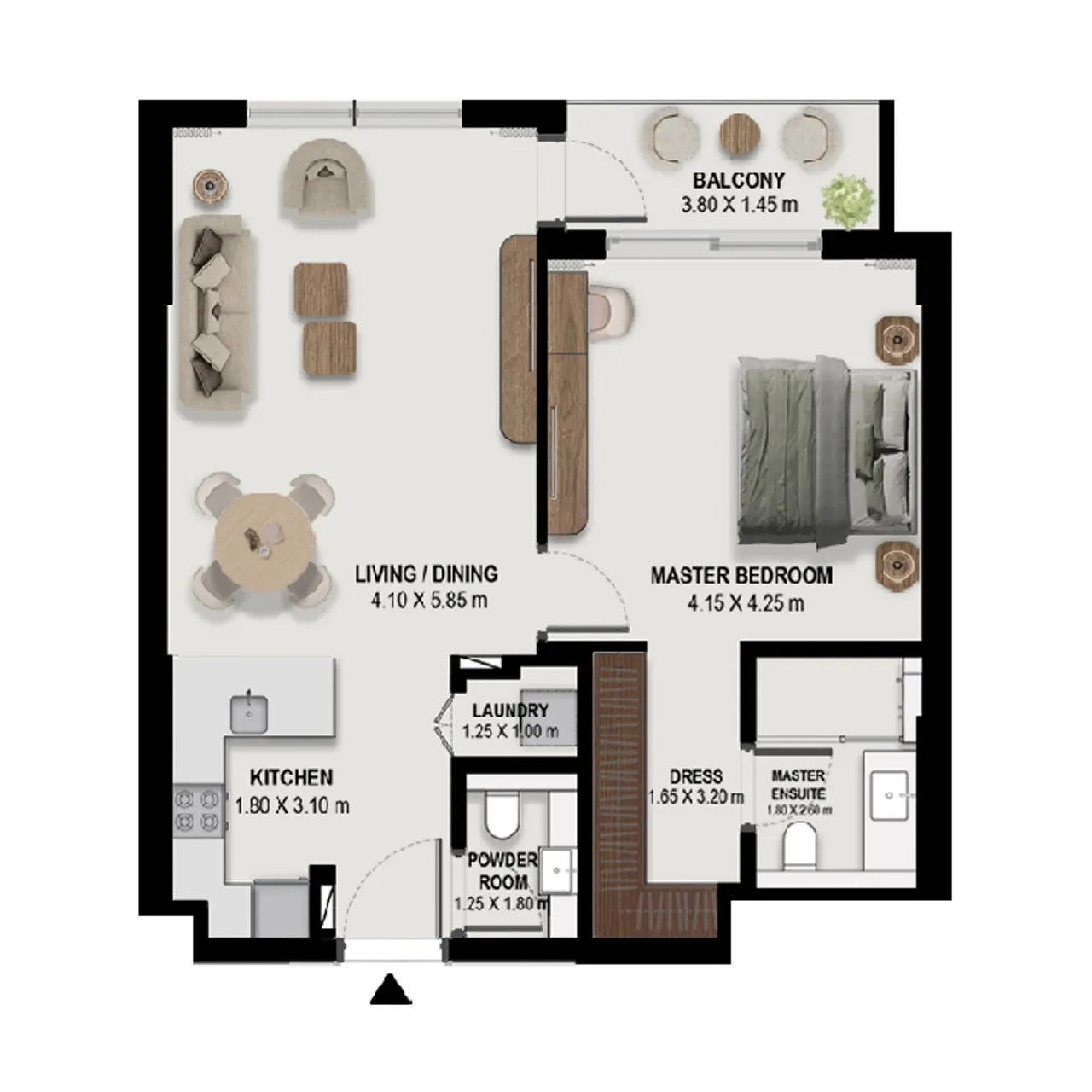 1-BR Apartments