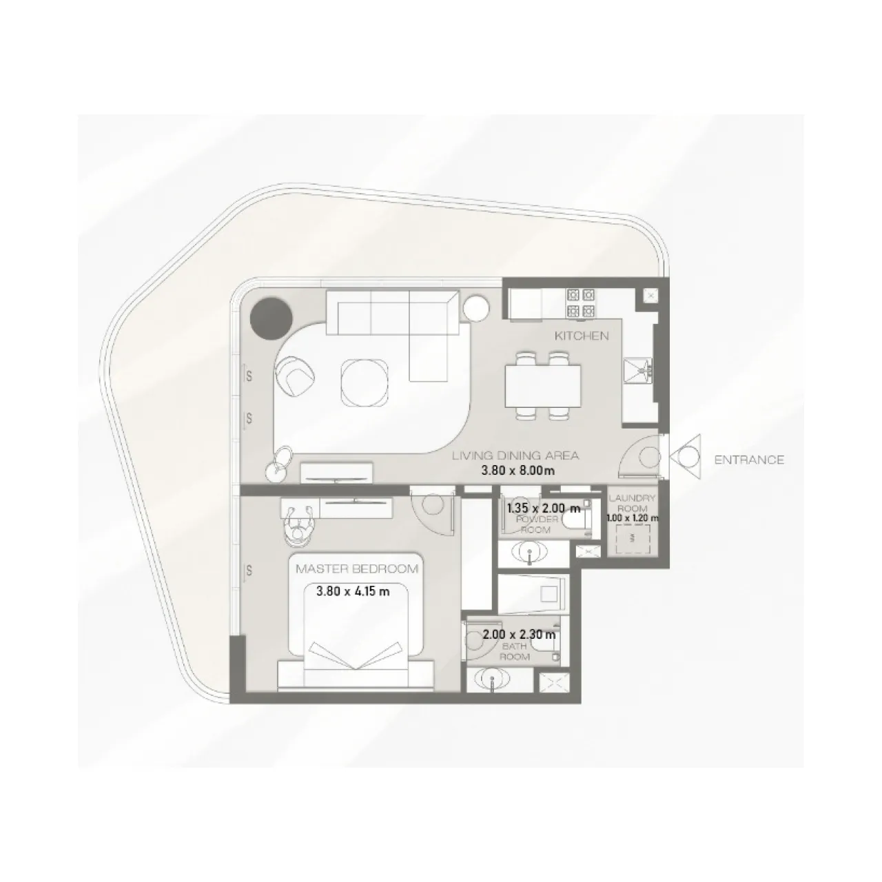 1-BR Apartments