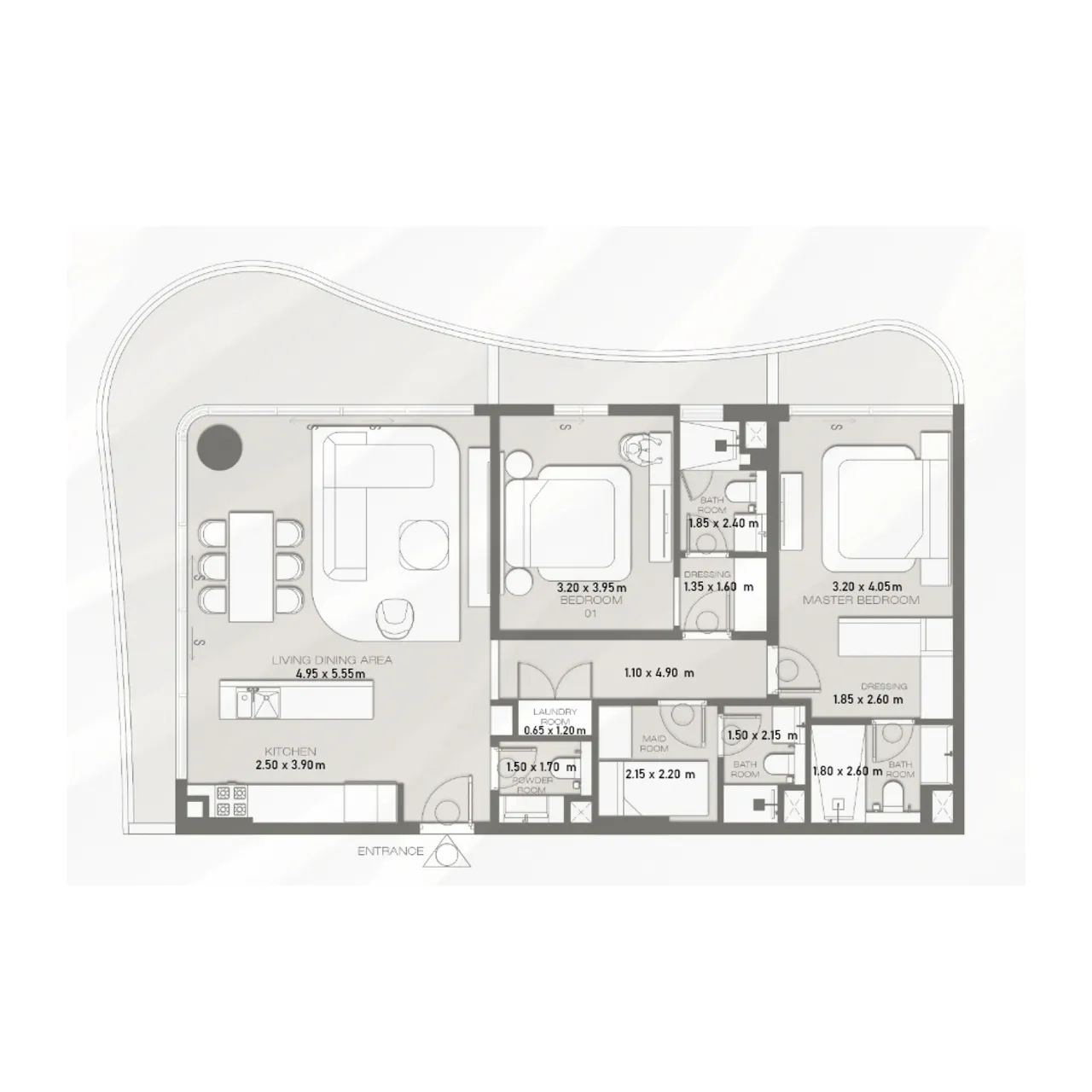 2-BR Apartments
