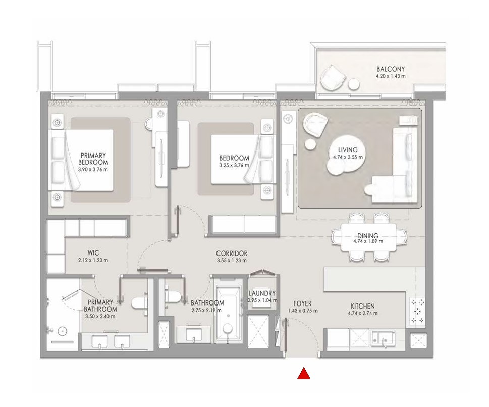 2-BR Apartments