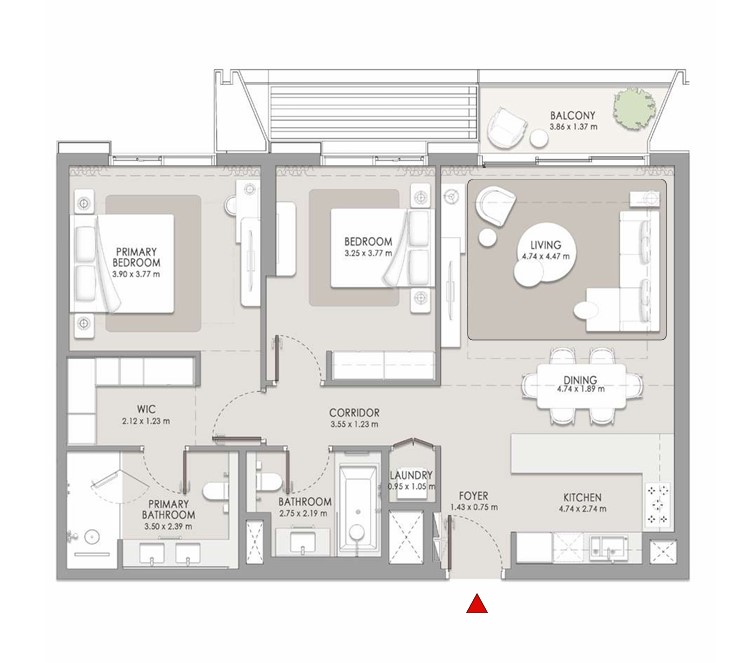 2-BR Apartments