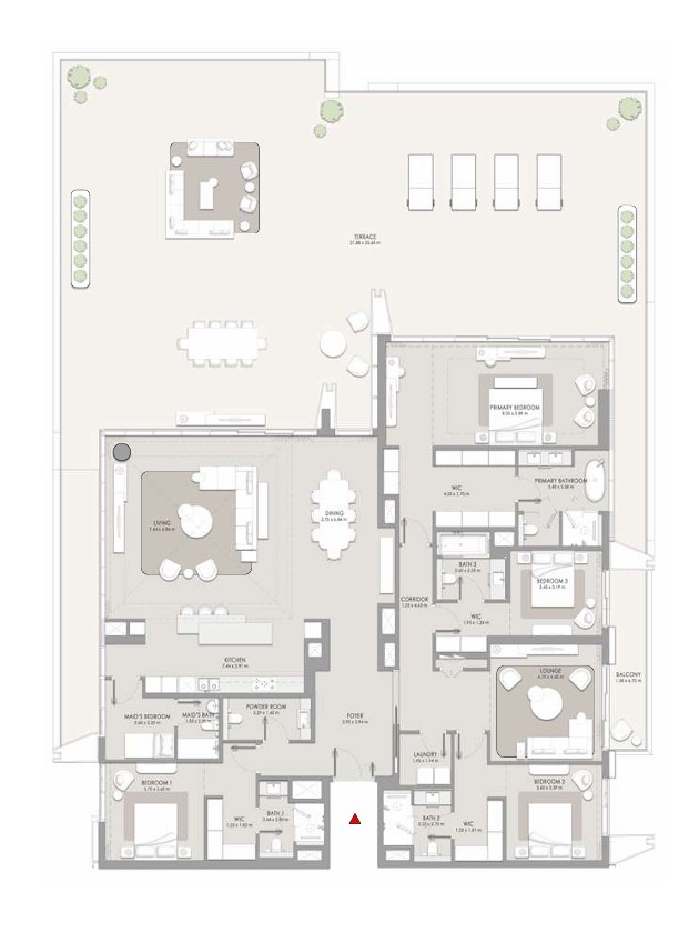 4-BR Apartments