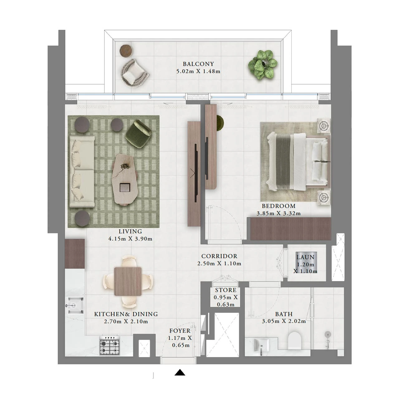 1-BR Apartments
