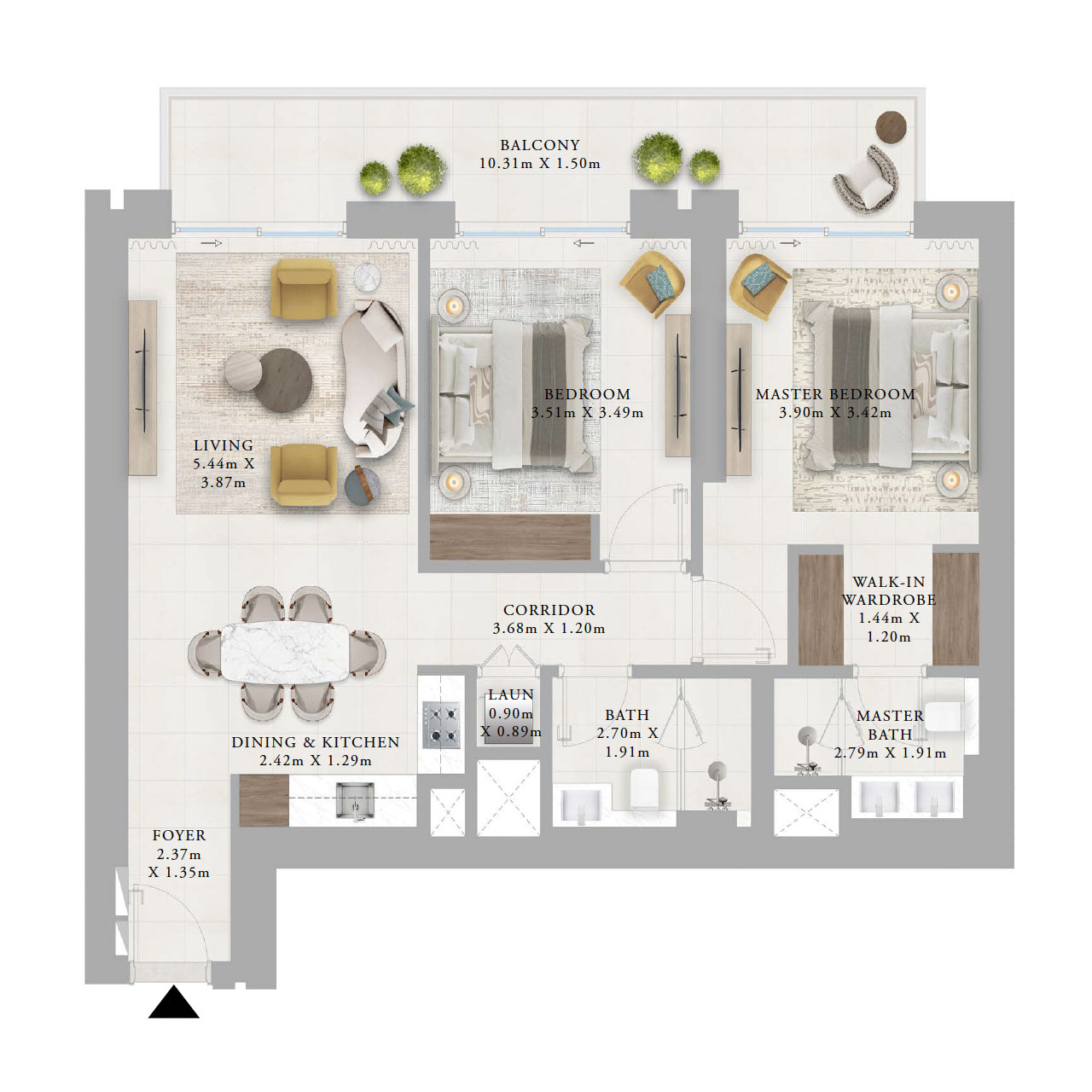2-BR Apartments