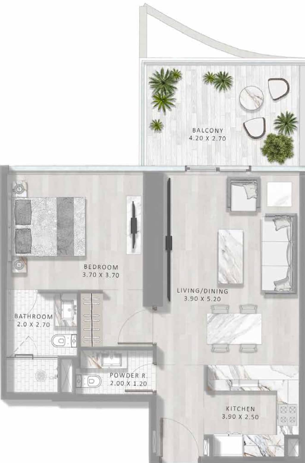 1BR Apartment