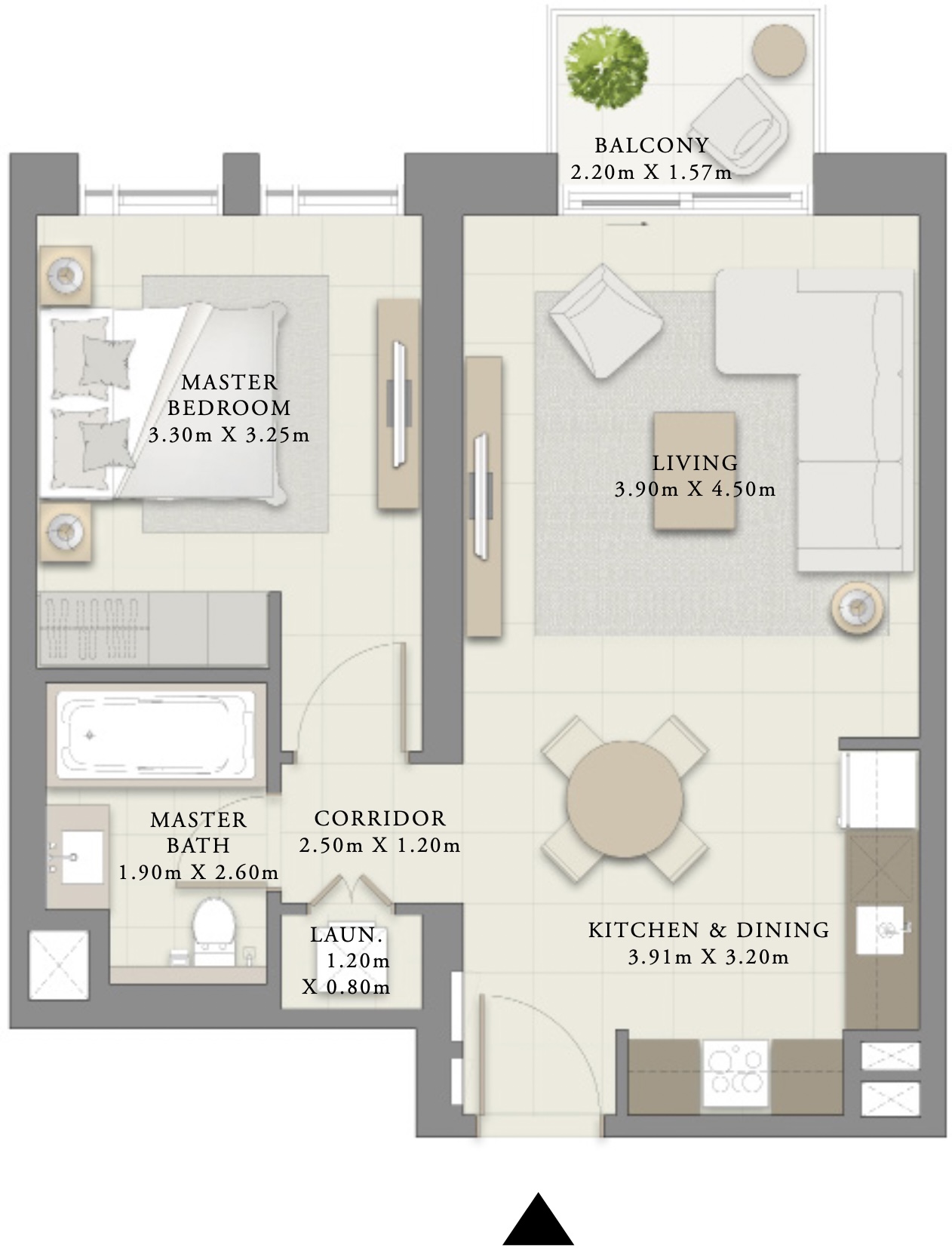 1-Bedroom Units