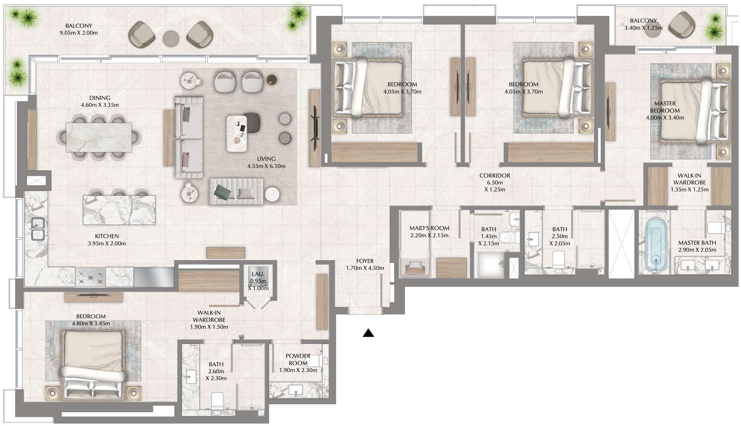 4-Bedroom Unit