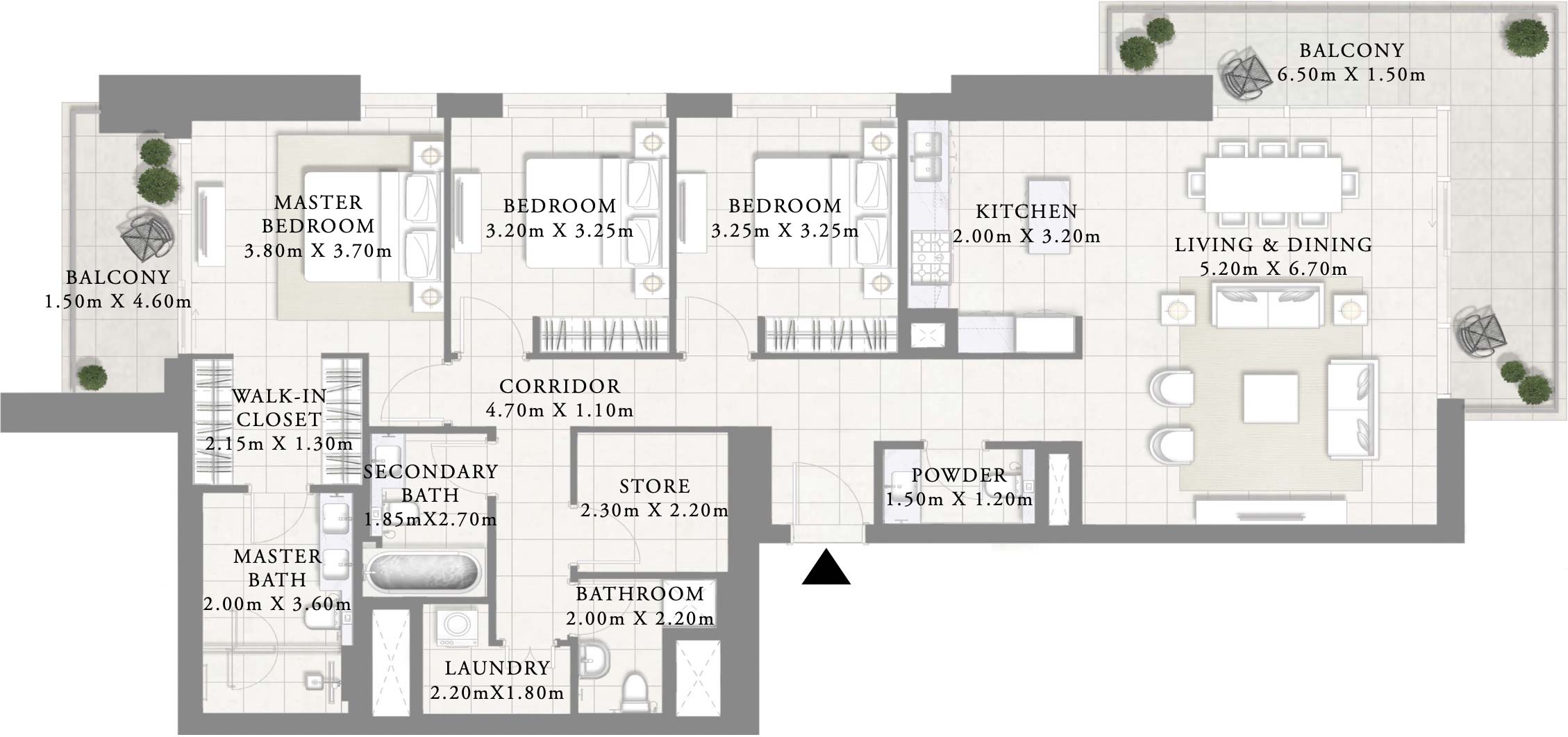 3-Bedroom Units