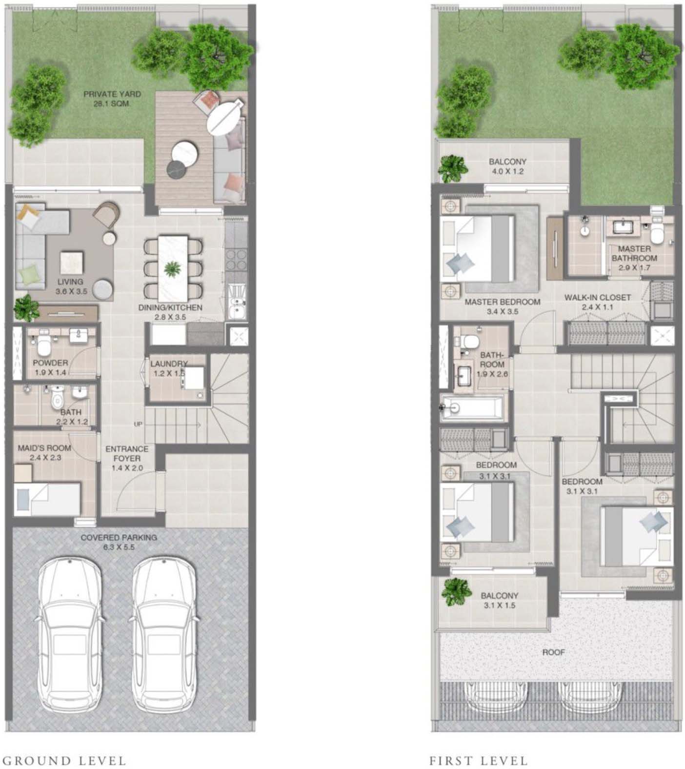 3-Bedroom Townhouse