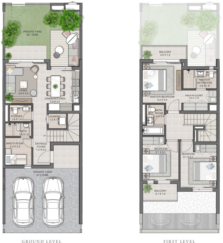 3-Bedroom Townhouse