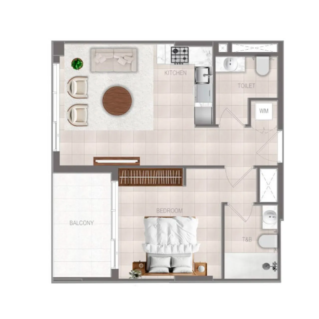1-BR Apartments