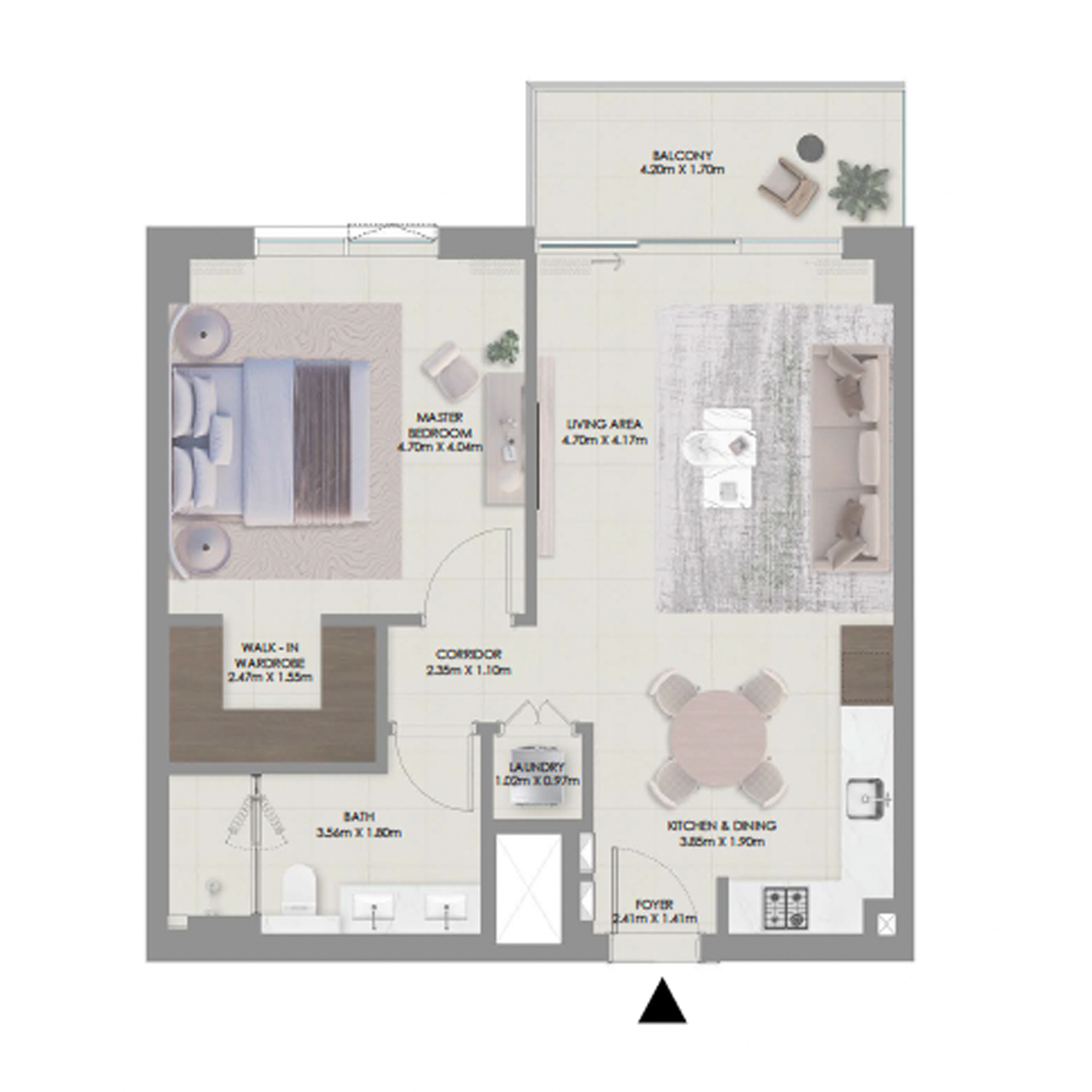 1-BR Apartments