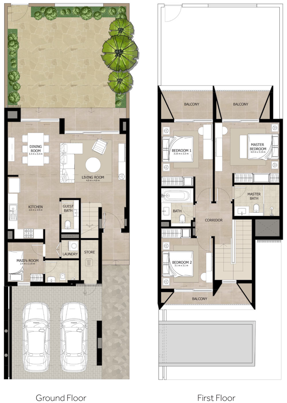 3-Bedroom Units