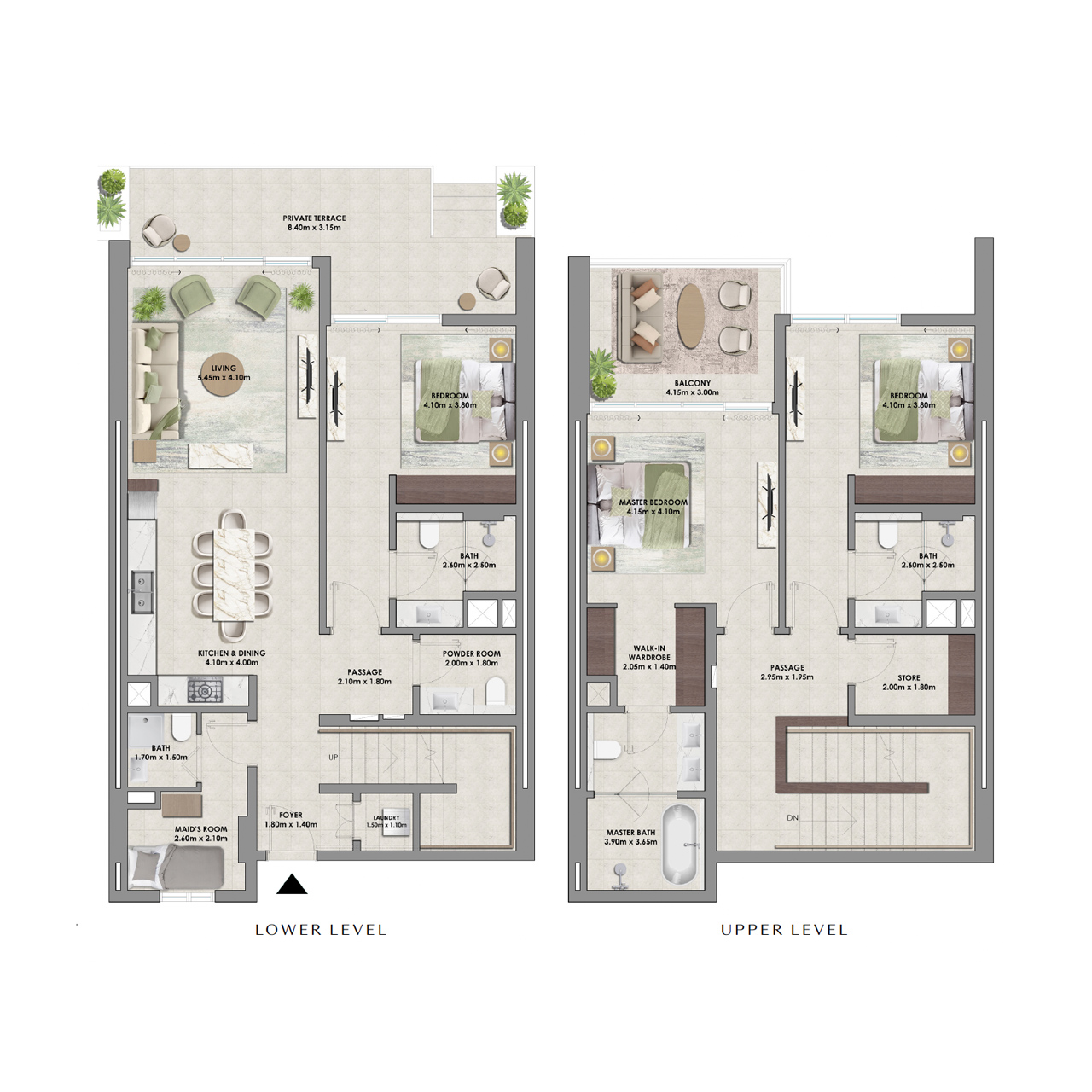 3-BR Apartments