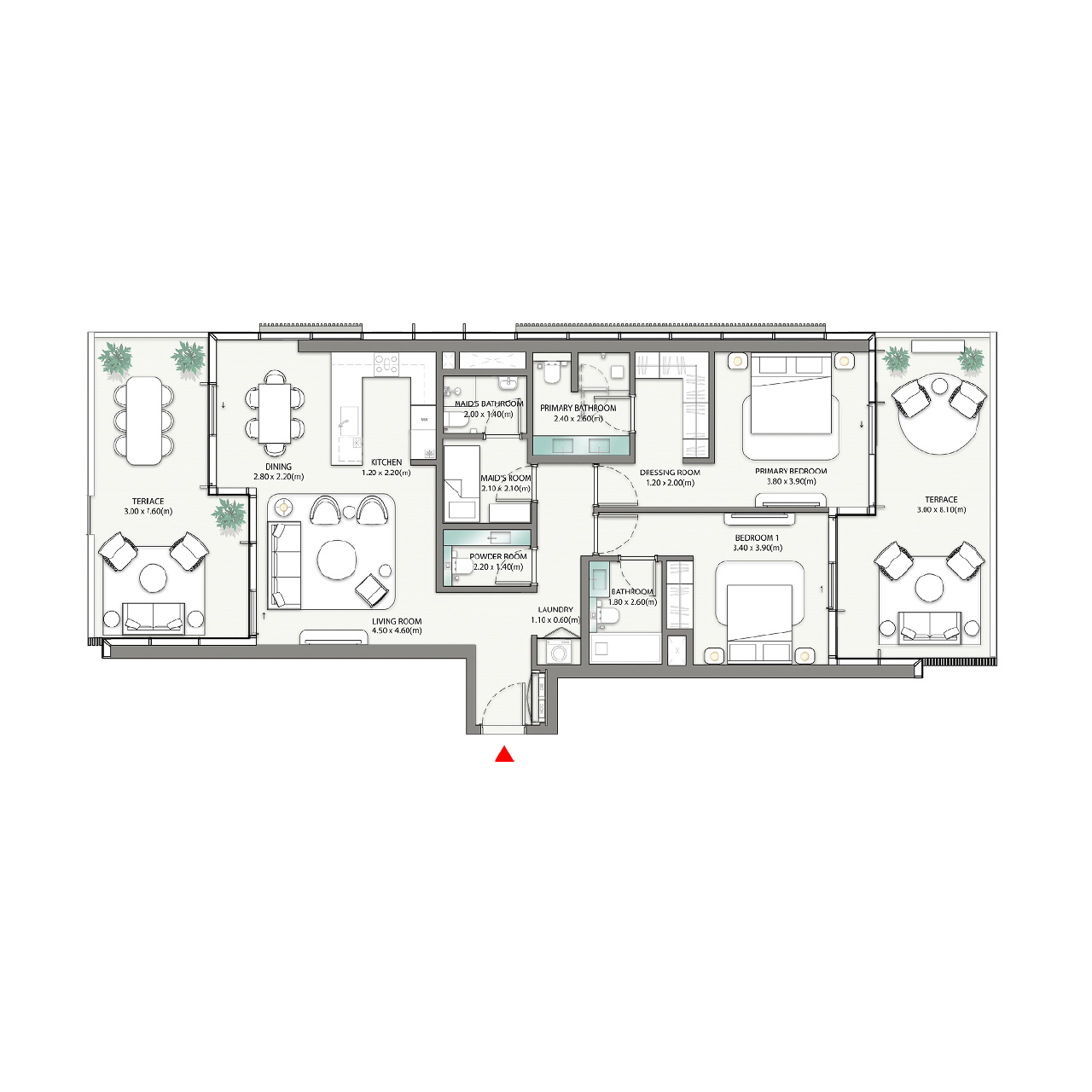 2-BR Apartments