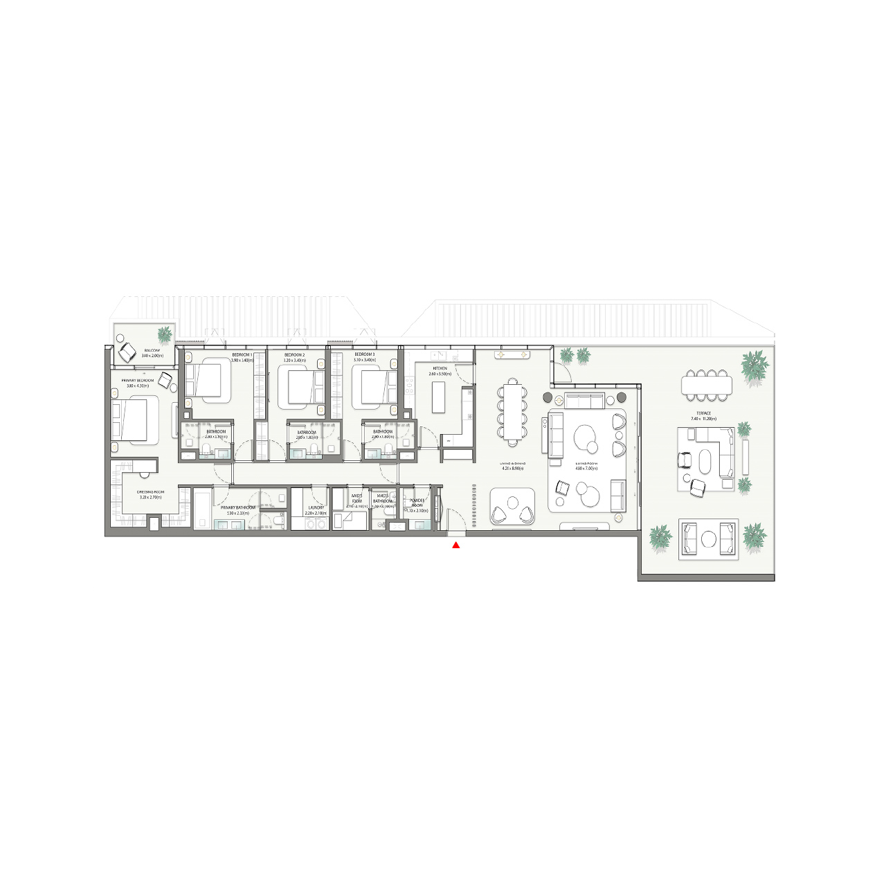 4-BR Apartments