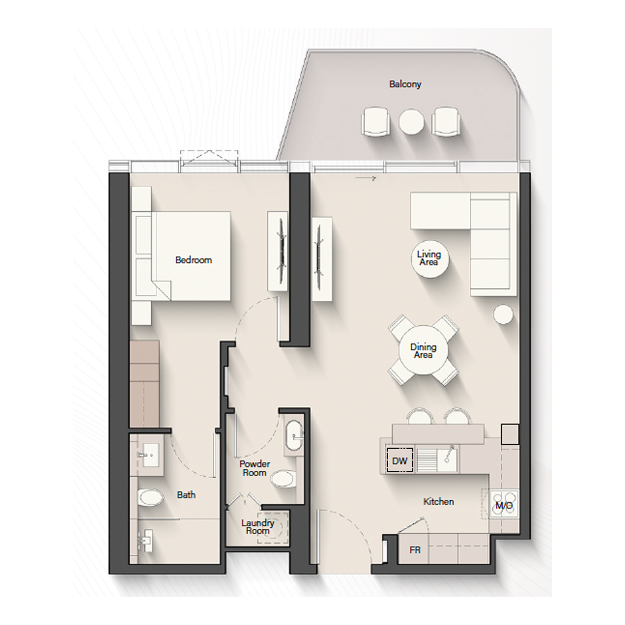 1-BR Apartments