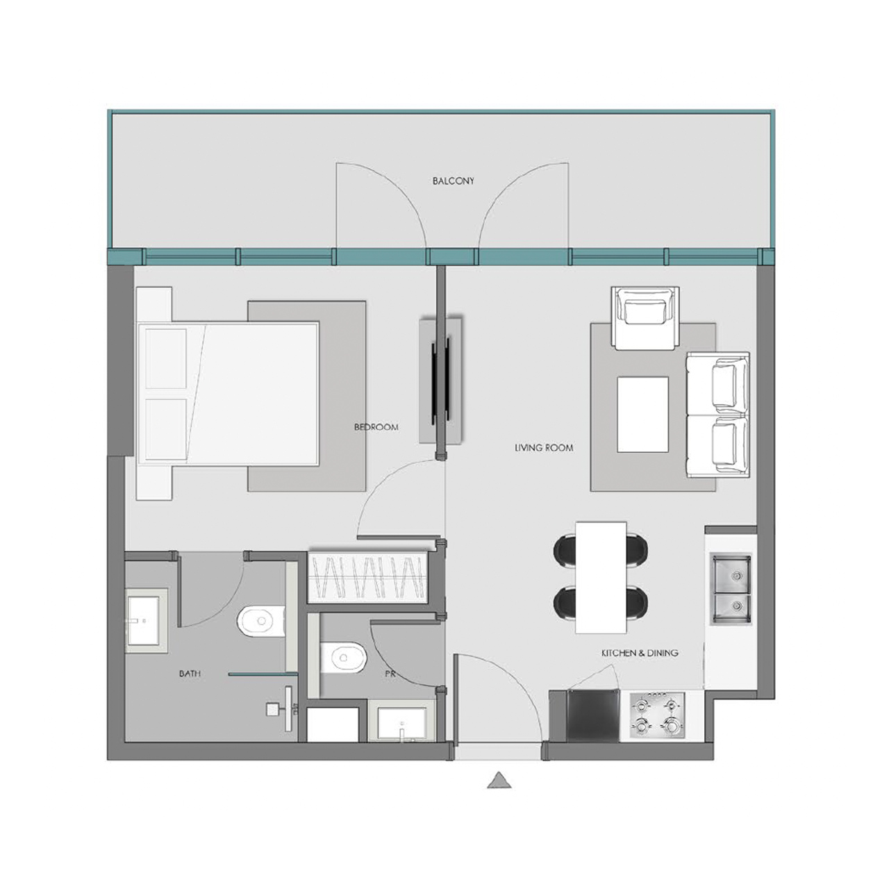 1-BR Apartments