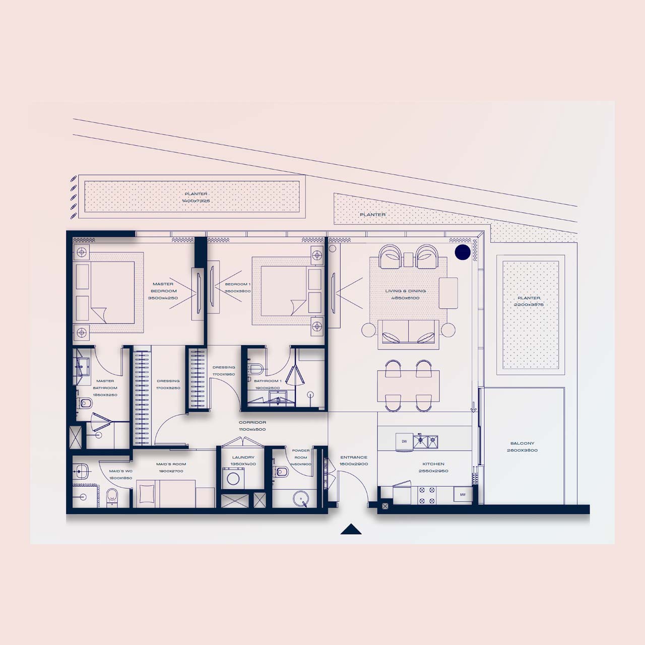 2-BR Apartments