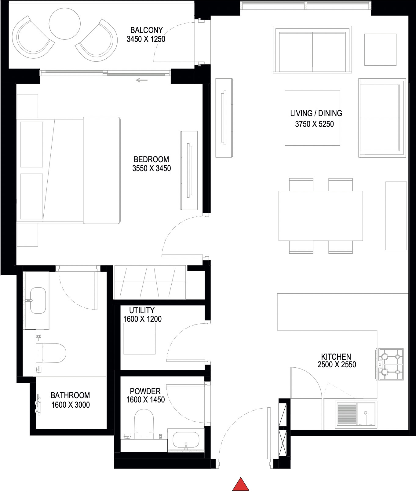 1BR Apartment