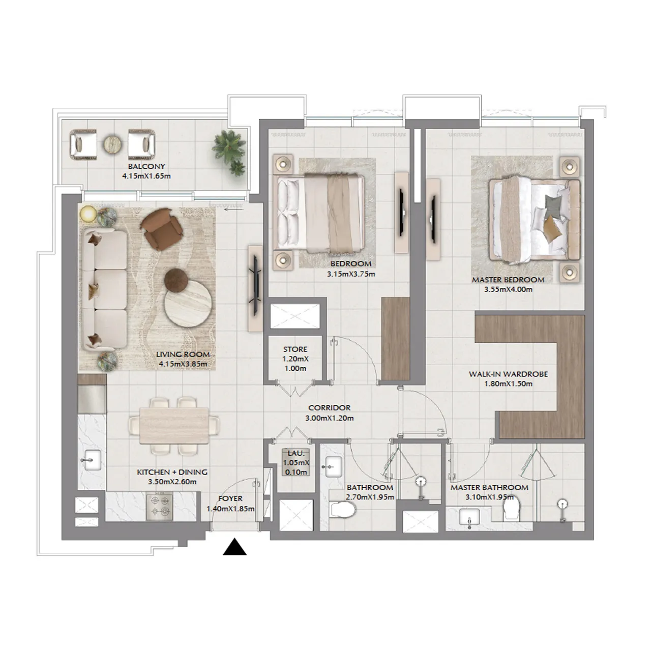 2-BR Apartments