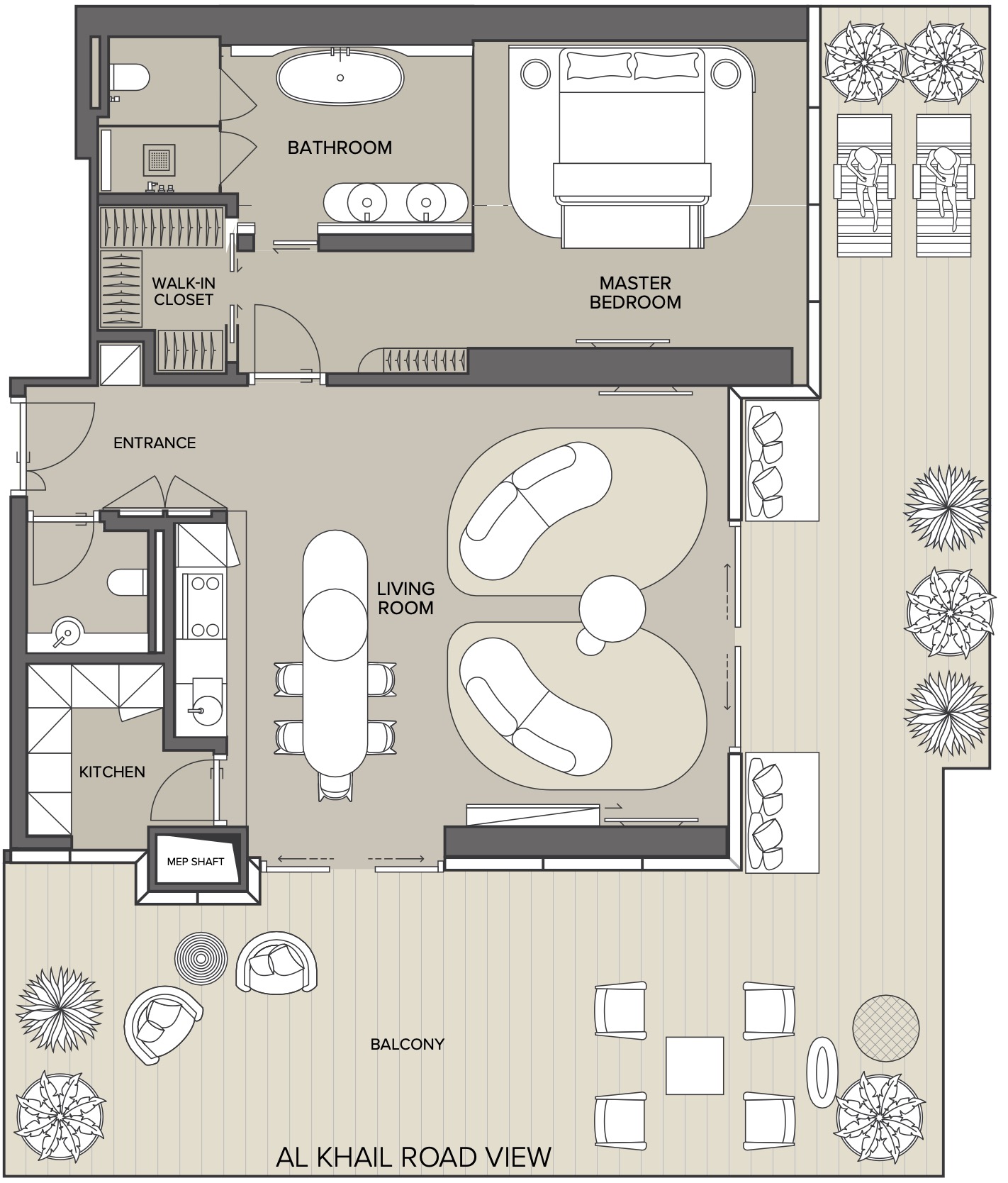 1-Bedroom Unit